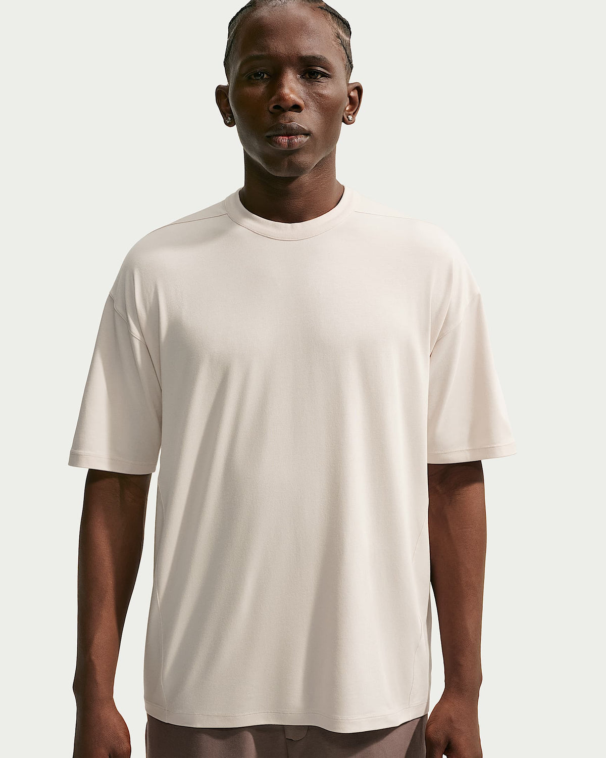 NIKE M NK DF 24.7 IS LGT SS TOP Trainingsshirts NIKE LT OREWOOD BRN/SAIL/LT IRON OR S
