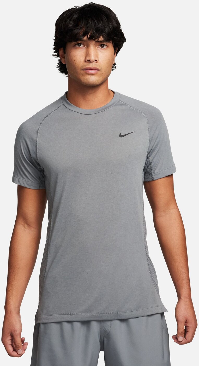 NIKE M NK DF FLEX REP SS TOP Trainingsshirts NIKE SMOKE GREY/BLACK S