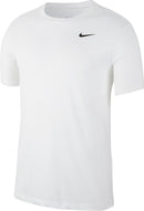 NIKE Fußball - Textilien - T-Shirts Crew Solid T-Shirt Trainingsshirts NIKE WHITE/BLACK S
