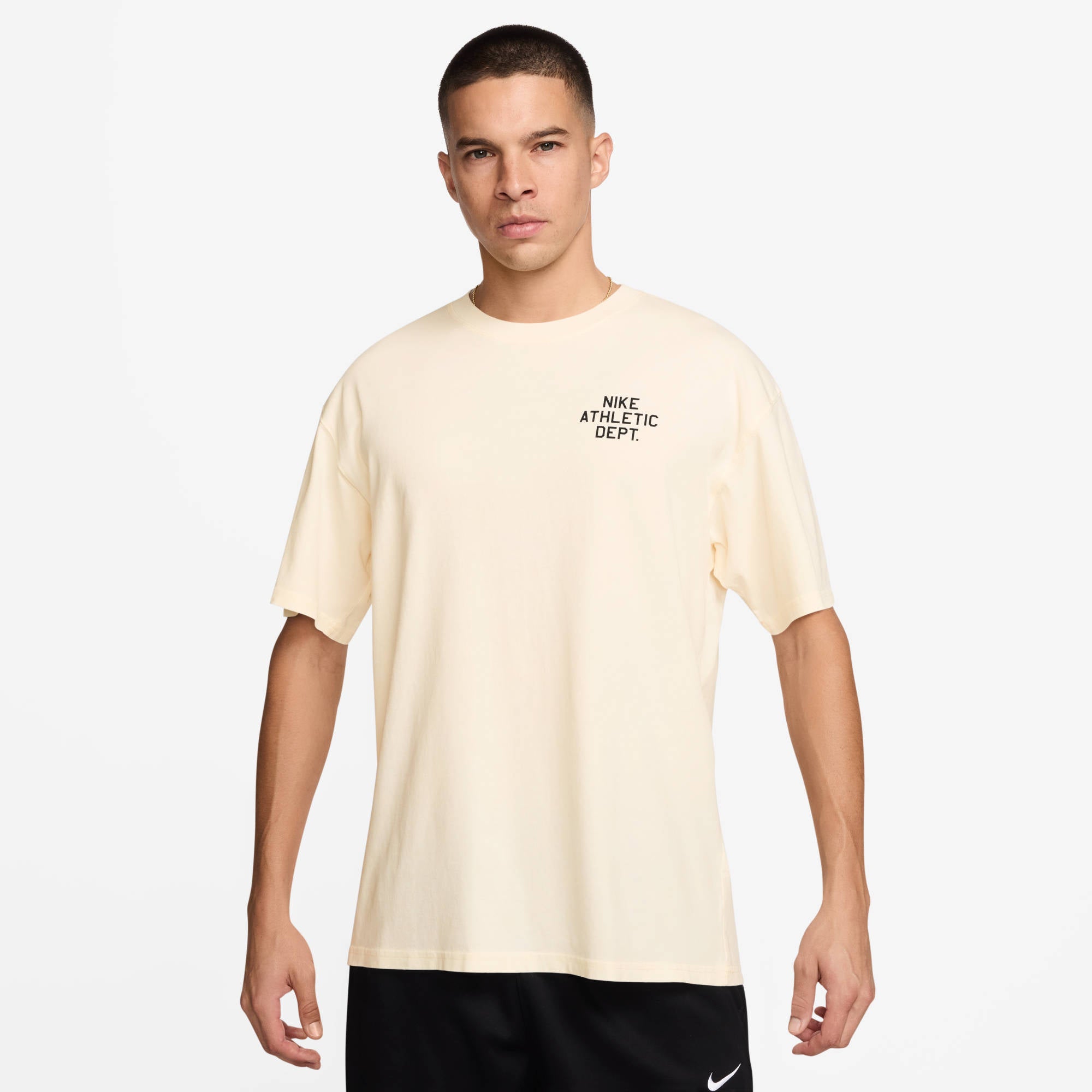 NIKE M NK TEE M90 GYM CULT Trainingsshirts NIKE WHITE/WHITE-BLACK S