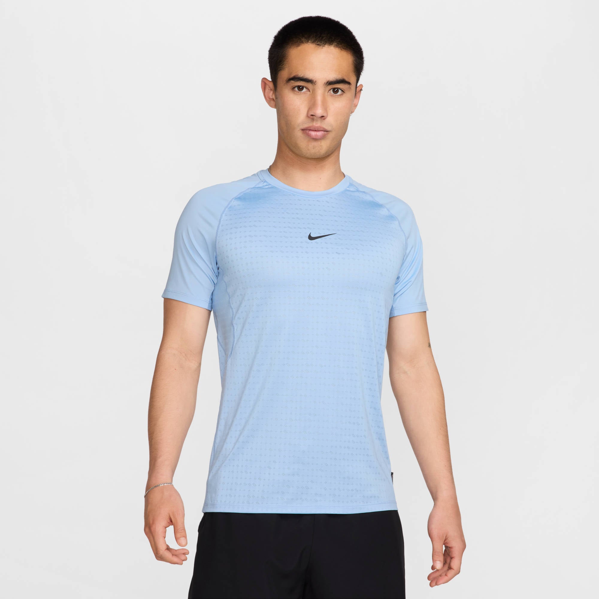 NIKE M NP BREATHE SLIM SS TOP Trainingsshirts NIKE ORION BLUE M