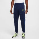 NIKE M NSW SW AIR CARGO PANT FLC BB Freizeithosen NIKE MIDNIGHT NAVY/VOLT S