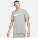 NIKE M NSW TEE ICON SWOOSH Freizeitshirts /-hemden NIKE DK GREY HEATHER/WHITE S