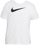 NIKE M NSW TEE ICON SWOOSH Freizeitshirts /-hemden NIKE WHITE/BLACK S
