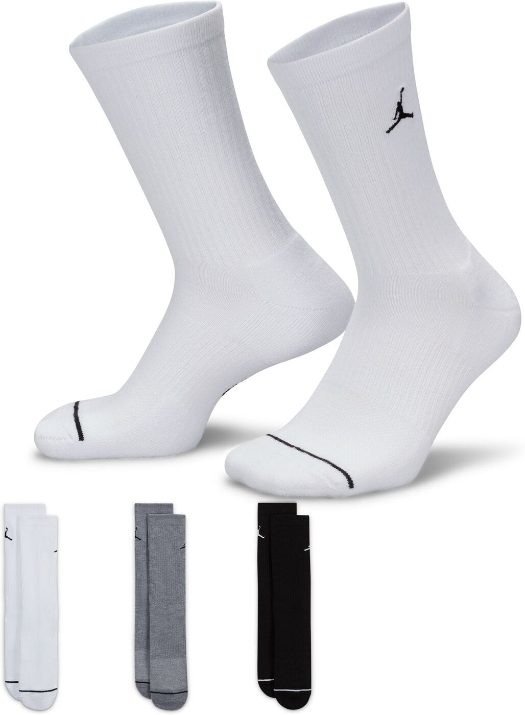 NIKE U J ED CUSH POLY CREW 3PR 144 Socken NIKE MULTI-COLOR S