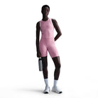 NIKE W NK DF ONE HR 8IN PKT SHORT 010 BLACK/BLACK Trainingshosen & Jogginghosen NIKE ELEMENTAL PINK/BLACK XS