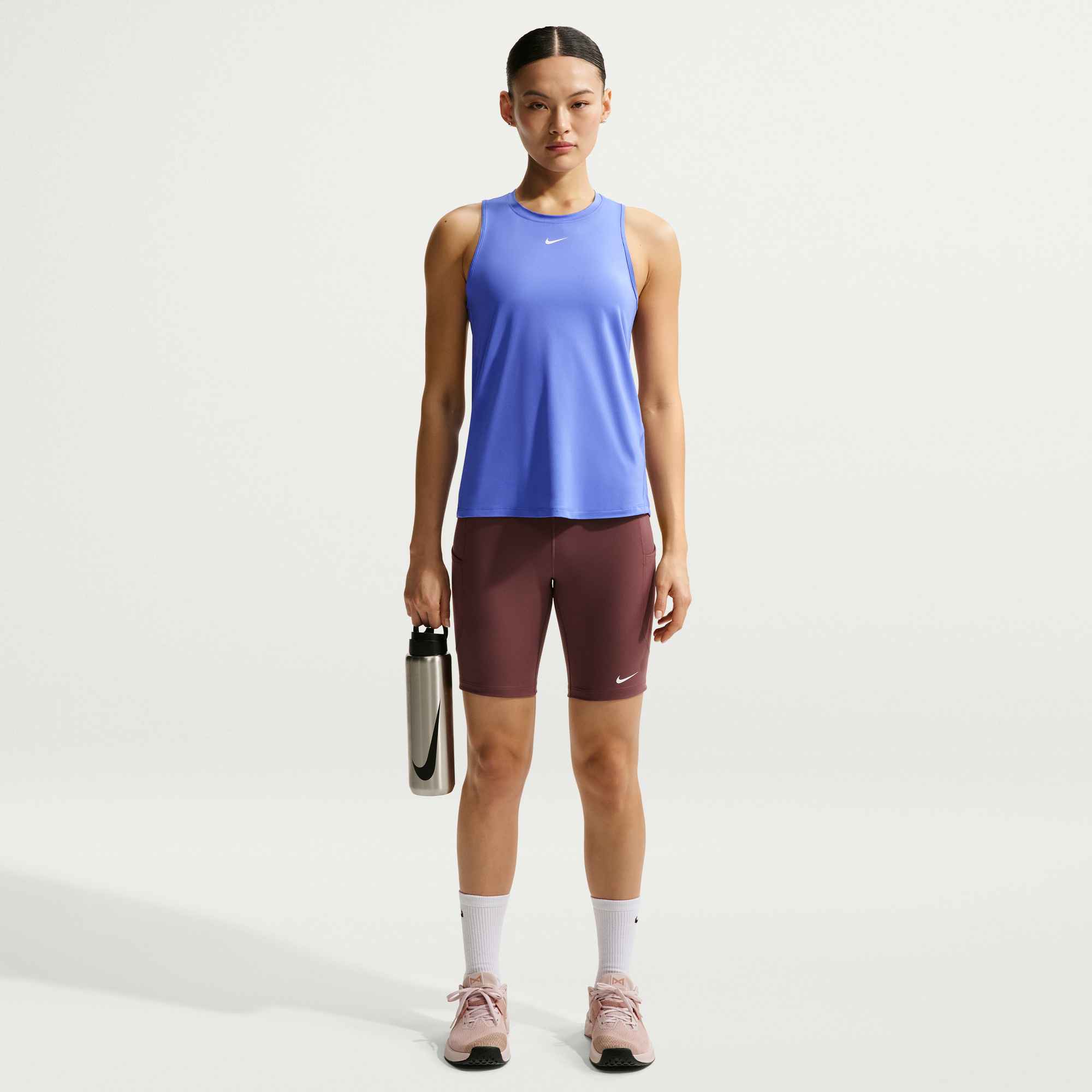NIKE W NK ONE CLASSIC DF TANK Trainingsshirts NIKE SAPPHIRE/VOLT-GREY FOG-BLUE VO XS