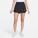 NIKE W NKCT DF ADVTG SHORT Tennishosen NIKE BLACK/BLACK/WHITE XS