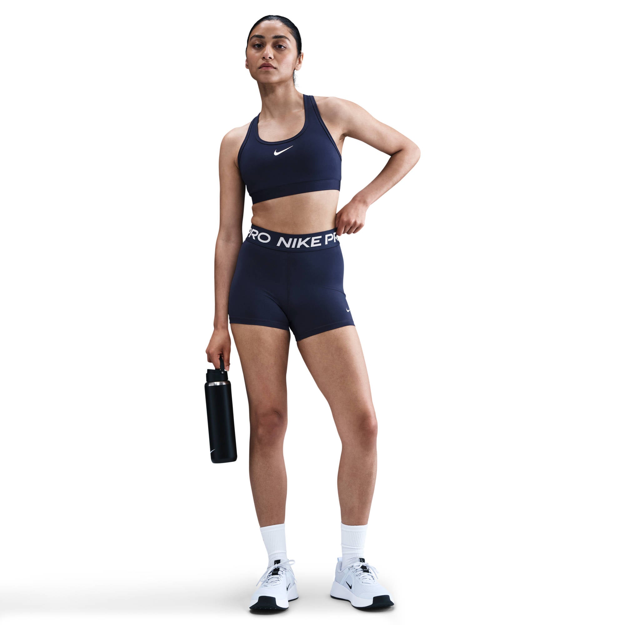 NIKE W NP 365 SHORT 3IN Trainingshosen & Jogginghosen NIKE 410 MIDNIGHT NAVY/MIDNIGHT NAV XS