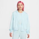 NIKE W NSW NK CHLL FT FZ HDY Freizeitshirts /-blusen NIKE GLACIER BLUE/SAIL XS