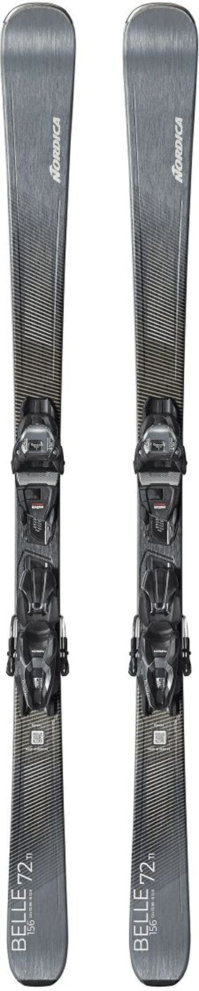 NORDICA BELLE 72 TI X + COMP10 FDT Ski Alpin NORDICA 001 GRAUGRUEN/ANTHRAZIT 150