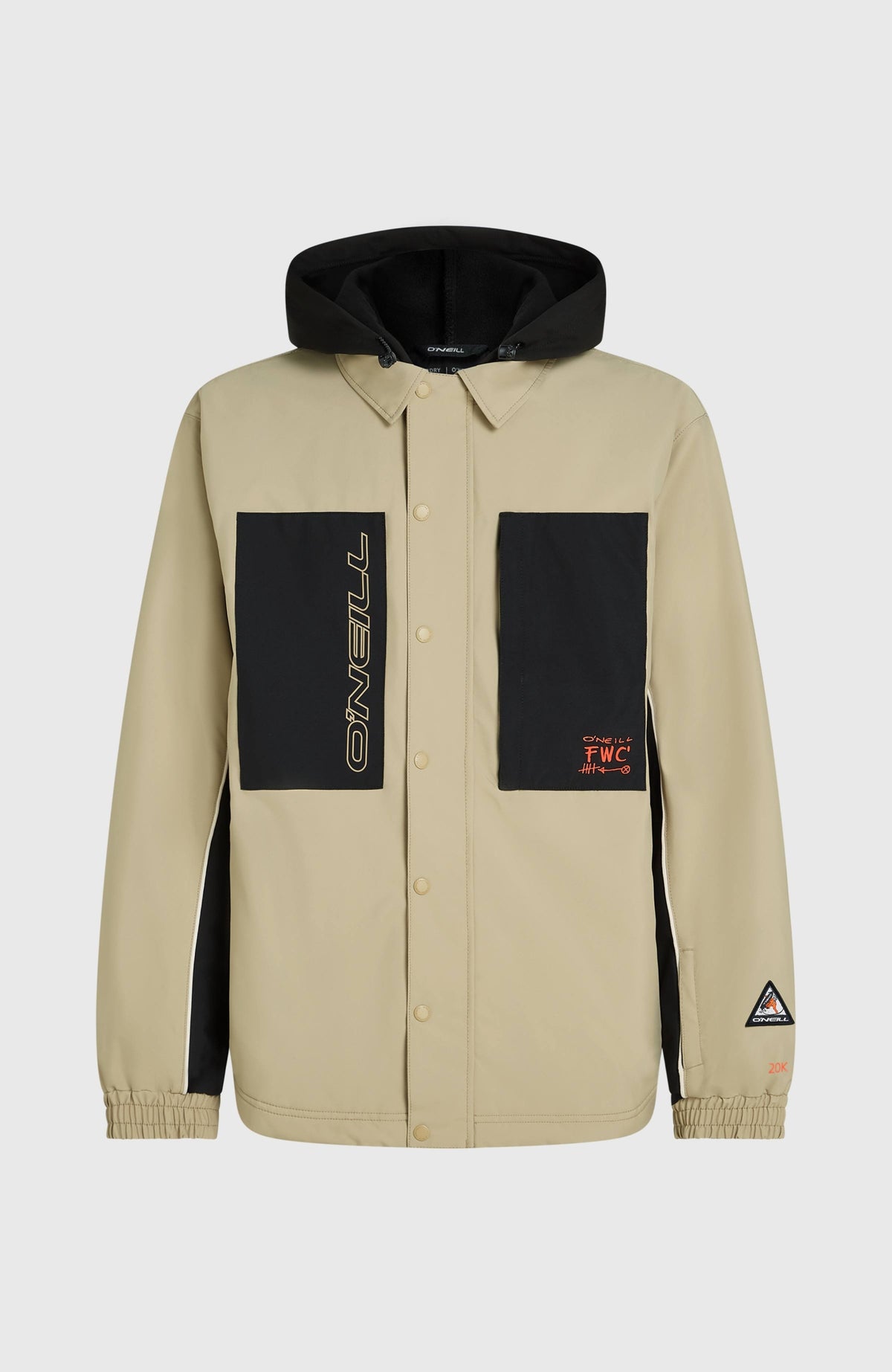 O´NEILL FWC'Play SHACKET SNOW JACKET Skijacken O´NEILL Olive Blush Colour Block S