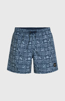 O´NEILL O'NEILL PRINT 16'' SWIMSHORTS Badehose O´NEILL Dark Blue Bricks S