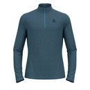 ODLO Mid layer 1/2 zip ESSENTIALS C Skifleece ODLO 21096 provincial blue melange S
