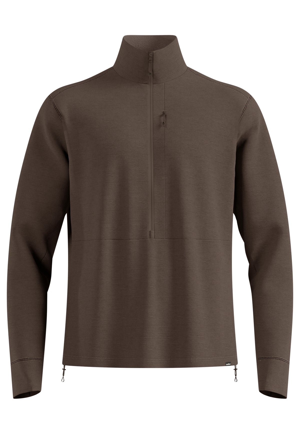 ODLO GRID FLEECE Fleecejacken & Pullover ODLO Brown Granite S