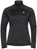 ODLO Mid layer 1/2 zip ESSENTIAL TH Laufshirts ODLO 60008 black melange XS