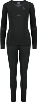 ODLO Damen Set Set long FUNDAMENTALS PERFORMANCE WARM Unterwäsche Sets ODLO