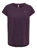 ONLY PLAY ONPAUBREE LIFE ON SS BAT LOOSE TEE Trainingsshirts ONLY PLAY Plum Perfect S