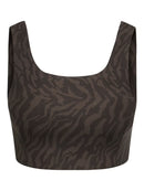 ONLY PLAY ONPDANA-2 SPORTS AOP BRA ONLY PLAY Chocolate Torte/w. Zebra heat XS