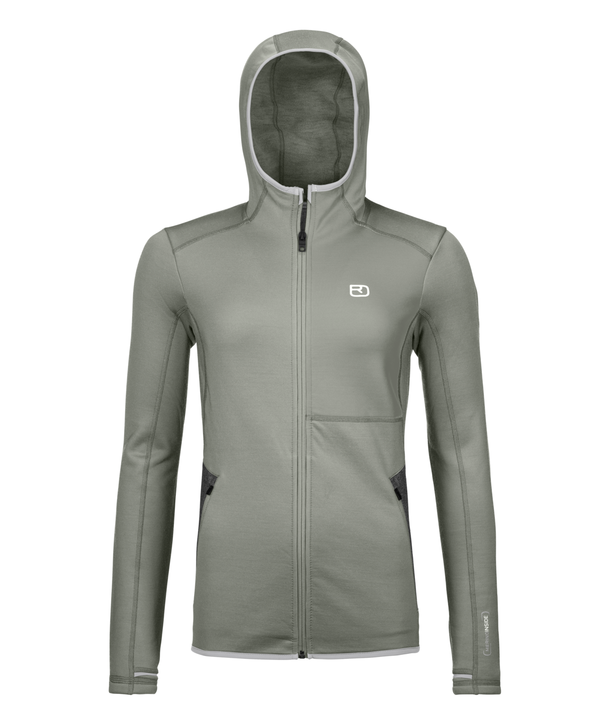 ORTOVOX FLEECE HOODY W Fleecejacken & Pullover ORTOVOX green sage S