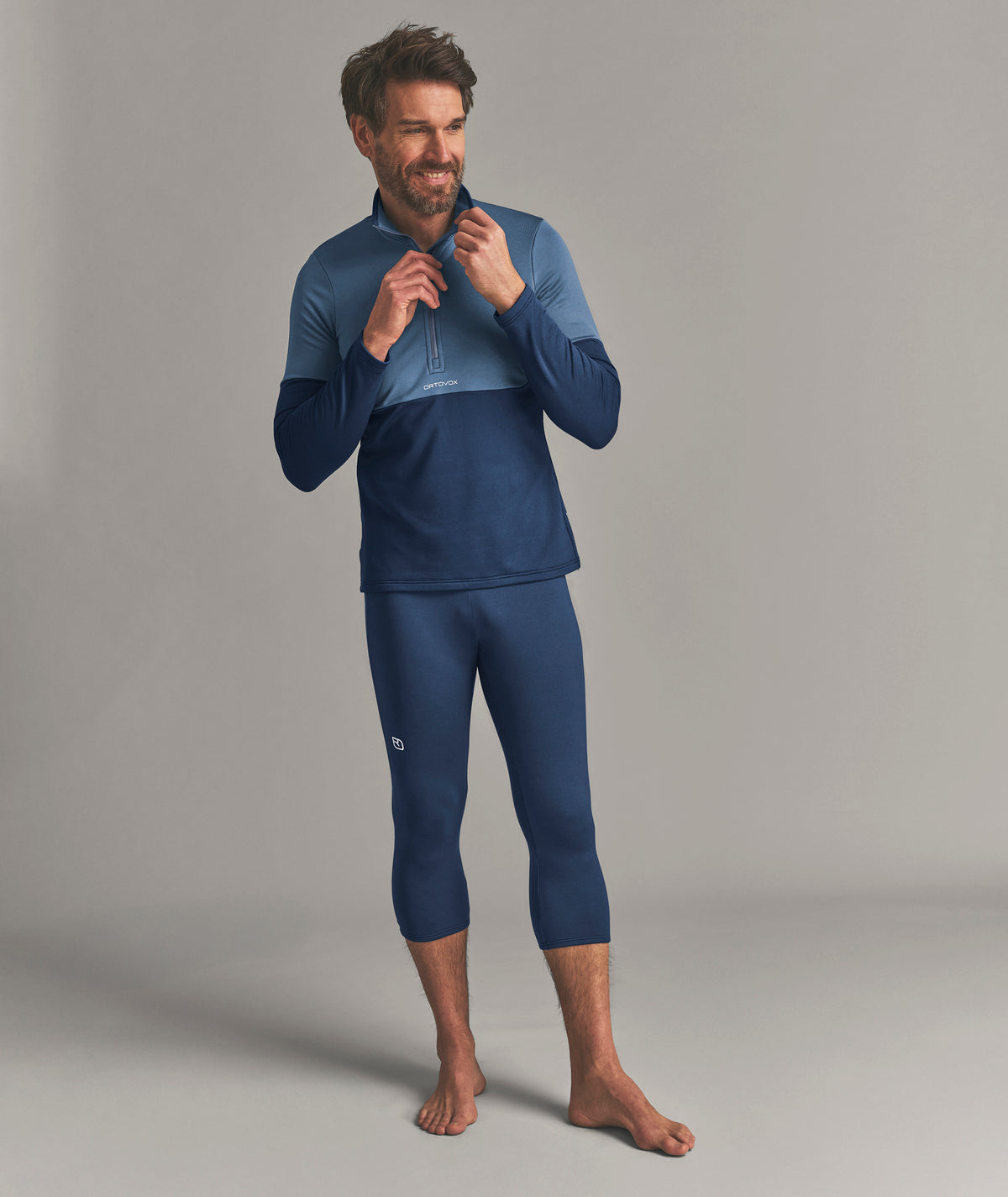 ORTOVOX FLEECE LIGHT ZIP NECK M Skifleece ORTOVOX