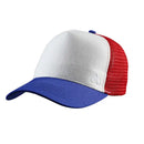 P.A.C. PAC DIY Trucker Cap Blank Caps P.A.C. Blue/Red -
