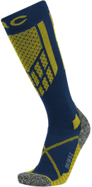 P.A.C. PAC SK 6.2 Merino Technical Pro Men Fahrradsocken P.A.C. Navy-Yellow 40