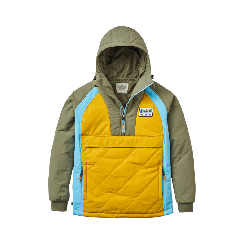 PASSENGER Ocean 2.0 Recycled Insulated 1/2 Zip Jacket Fleecejacken & Pullover PASSENGER Dusty Olive/Her XS