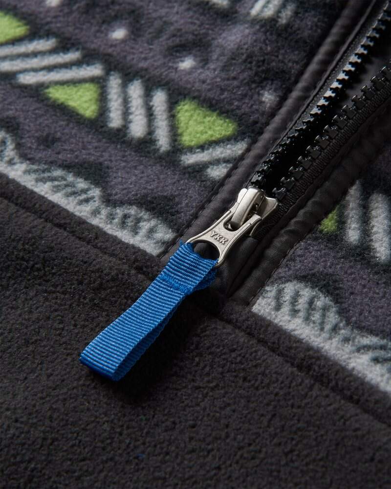 Passenger Set Off Recycled Polar 1/4 Zip Fleece infinity teel Fleecejacken & Pullover Passenger