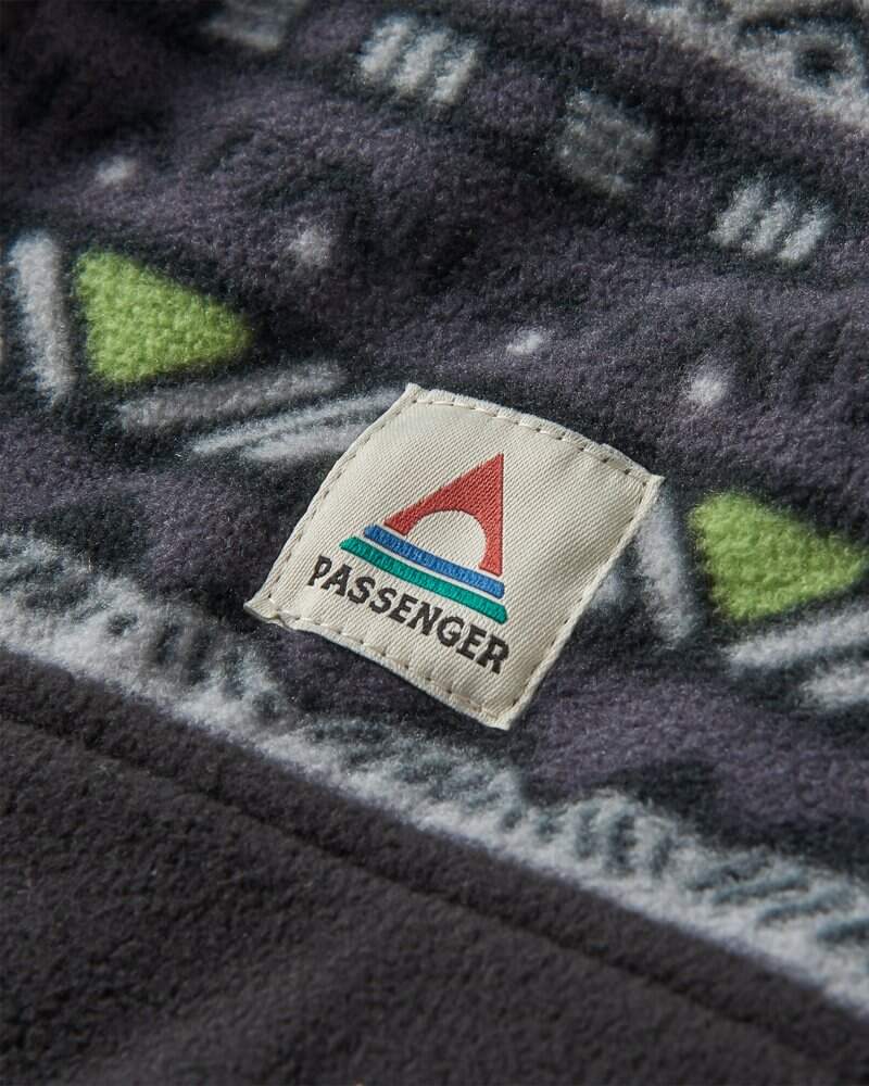Passenger Set Off Recycled Polar 1/4 Zip Fleece infinity teel Fleecejacken & Pullover Passenger