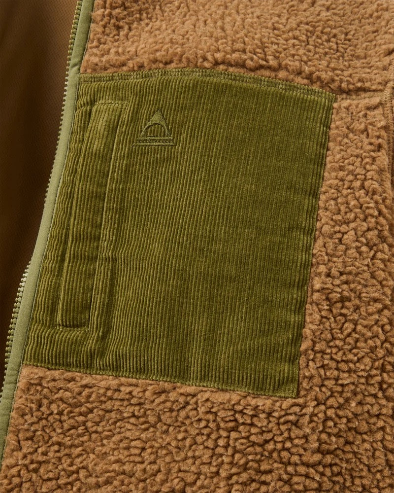 PASSENGER Trekker Recycled Hooded Deep Pile Sherpa Jacket Wanderjacken PASSENGER