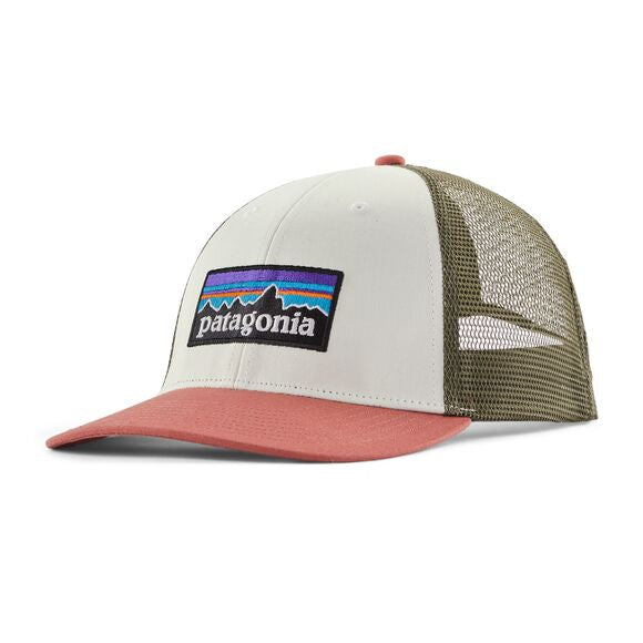 PATAGONIA P-6 LOGO LOPRO TRUCKER HAT Caps PATAGONIA BIRCH WHITE -