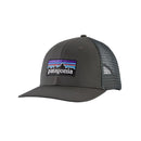 PATAGONIA P-6 Logo Trucker Hat Caps PATAGONIA Forge Grey -