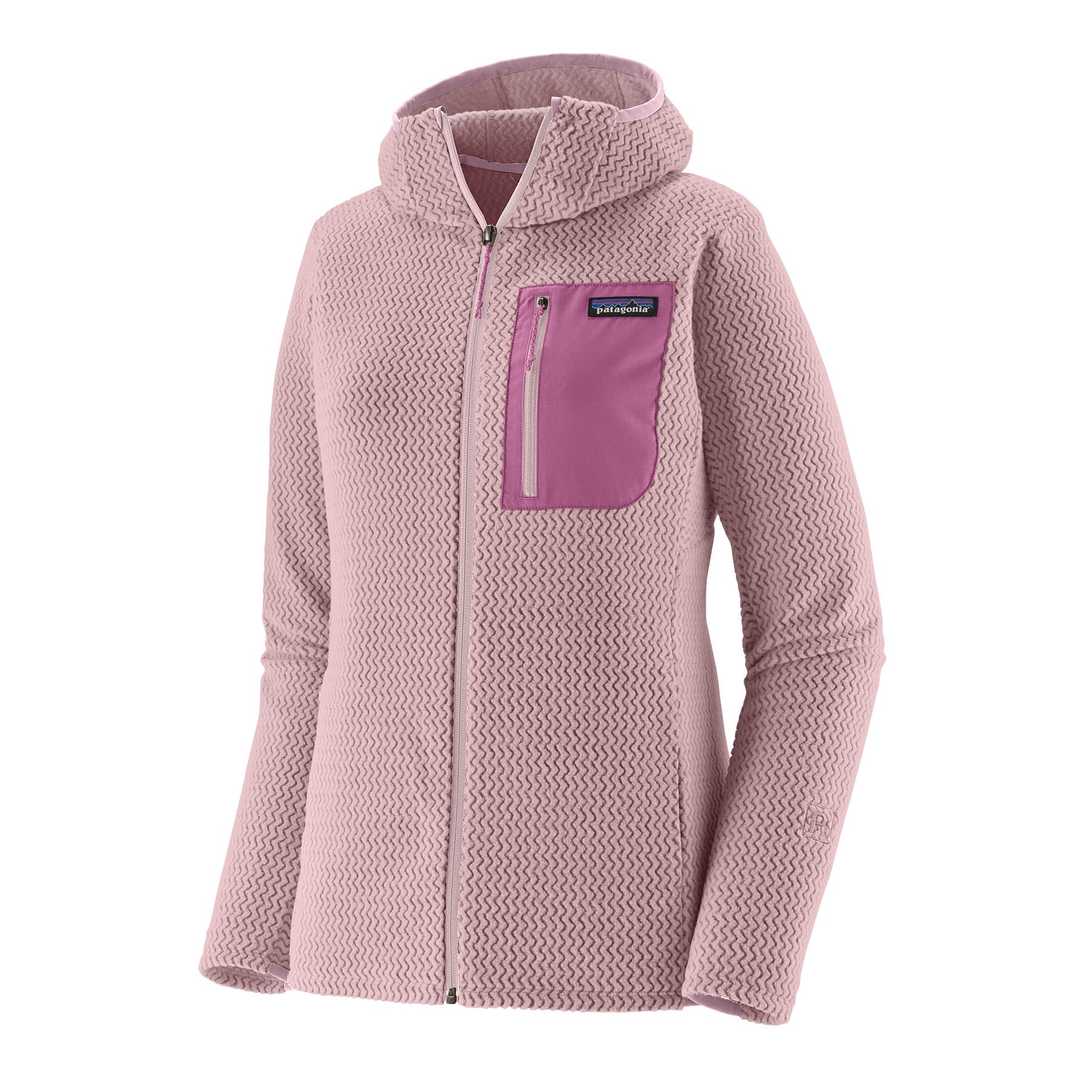 PATAGONIA W'S R1 AIR FULL-ZIP HOODY Fleecejacken & Pullover PATAGONIA quiet violet S