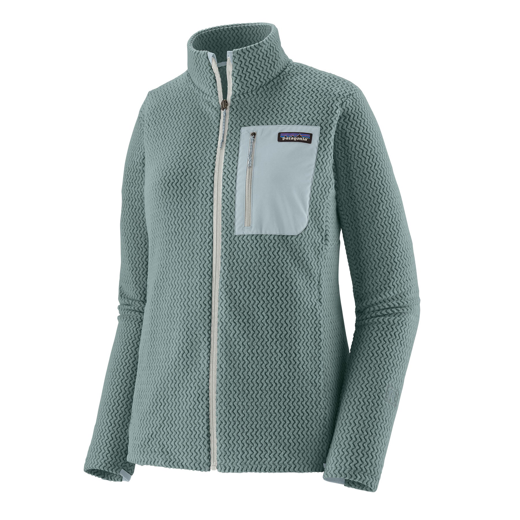 PATAGONIA W's R1 Air Jkt Wanderjacken PATAGONIA blue sage S