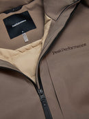 PEAK PERFORMANCE M Maroon Insulated Jacket-Terrain Tan
