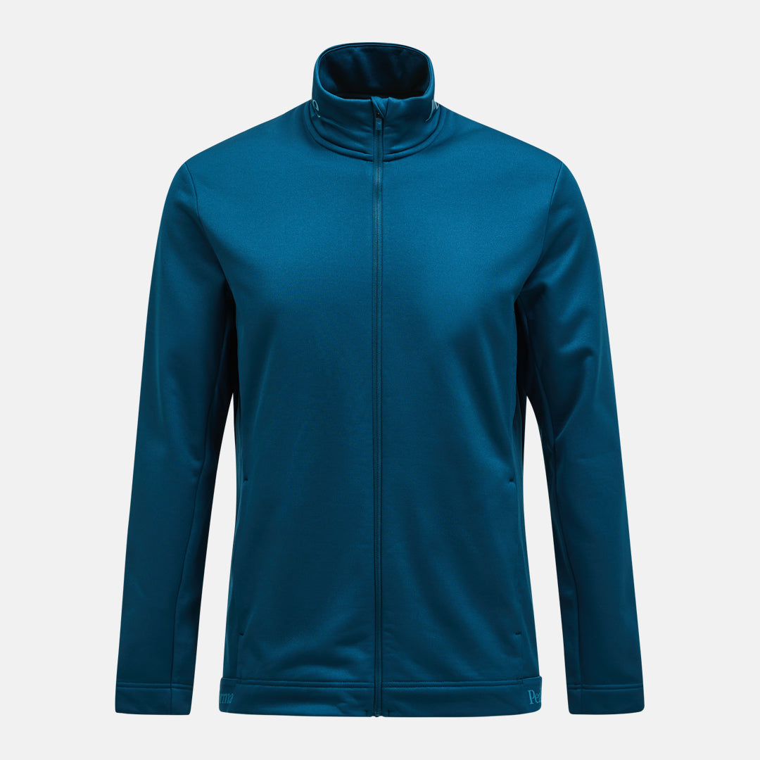 PEAK PERFORMANCE M Rider Tech Zip Jacket-B42 INFINITY TEE BLACK Fußballoberteile PEAK PERFORMANCE