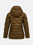 PEAK PERFORMANCE W Helium Down Hood Jacket-Meadow Moss-SI Skijacken PEAK PERFORMANCE