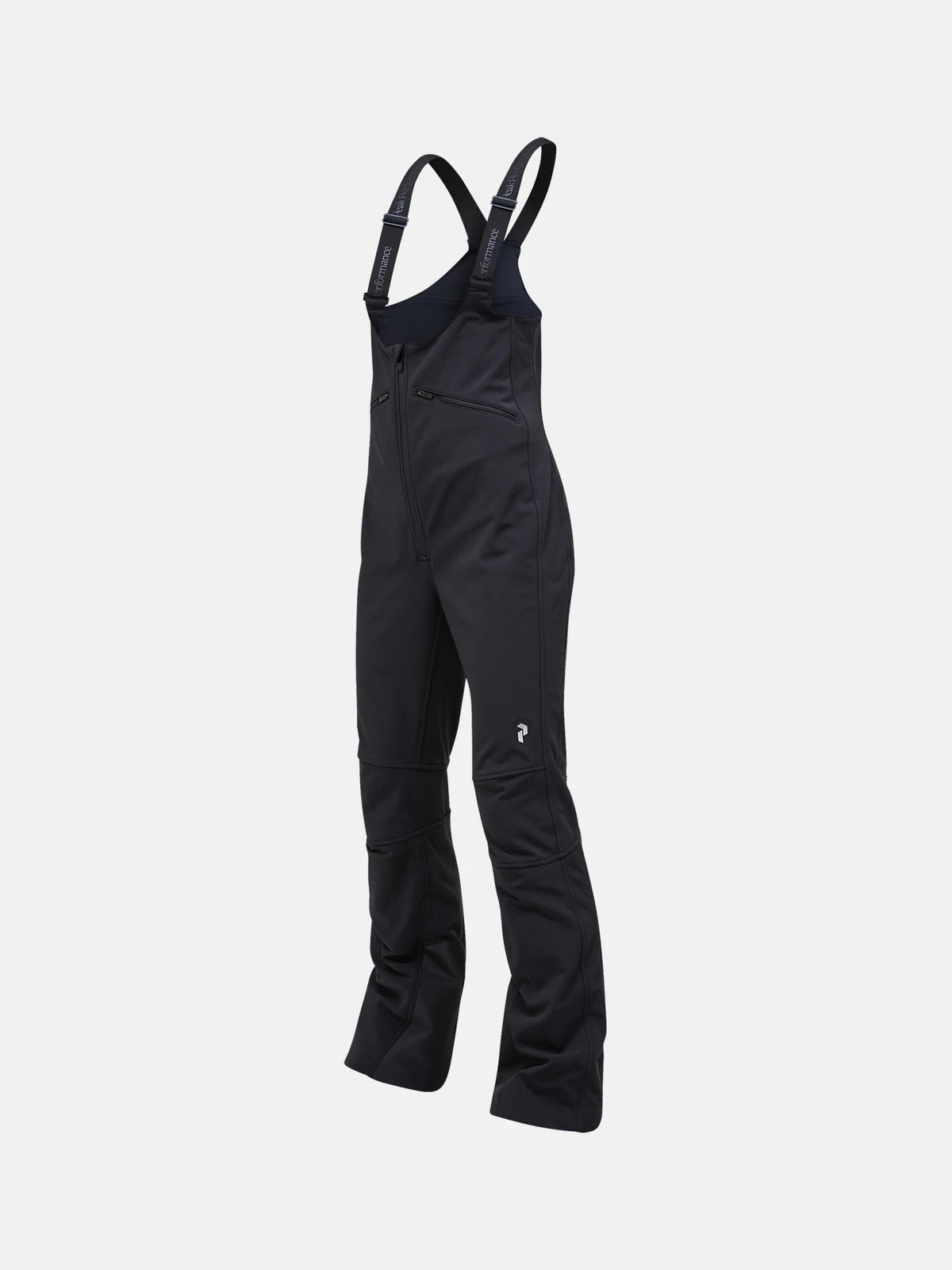 PEAK PERFORMANCE W Stretch Bib Pants-Terrain Tan-BLACK Skihosen PEAK PERFORMANCE