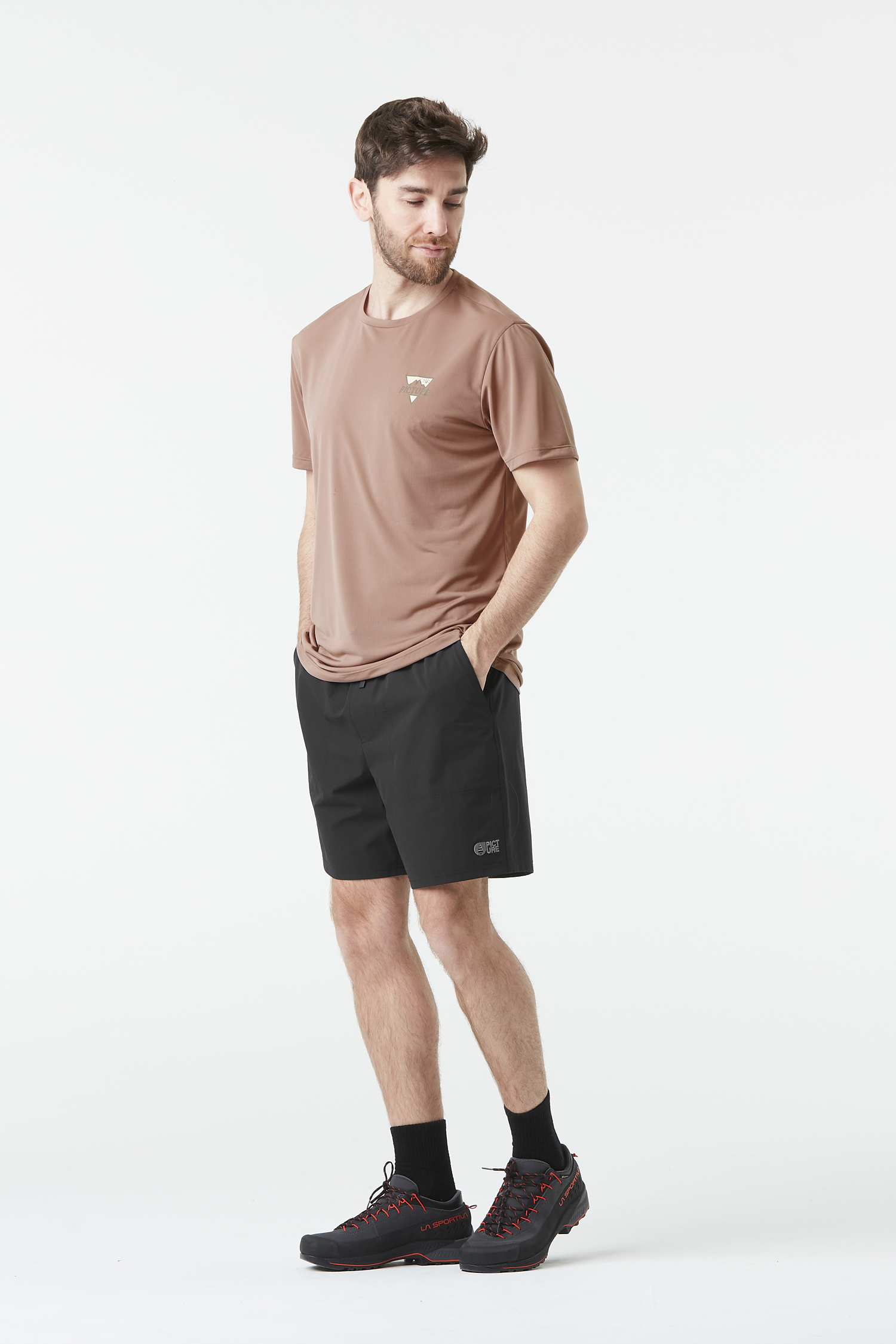 PICTURE LENU STRETCH SHORTS Wanderhosen PICTURE A Black S