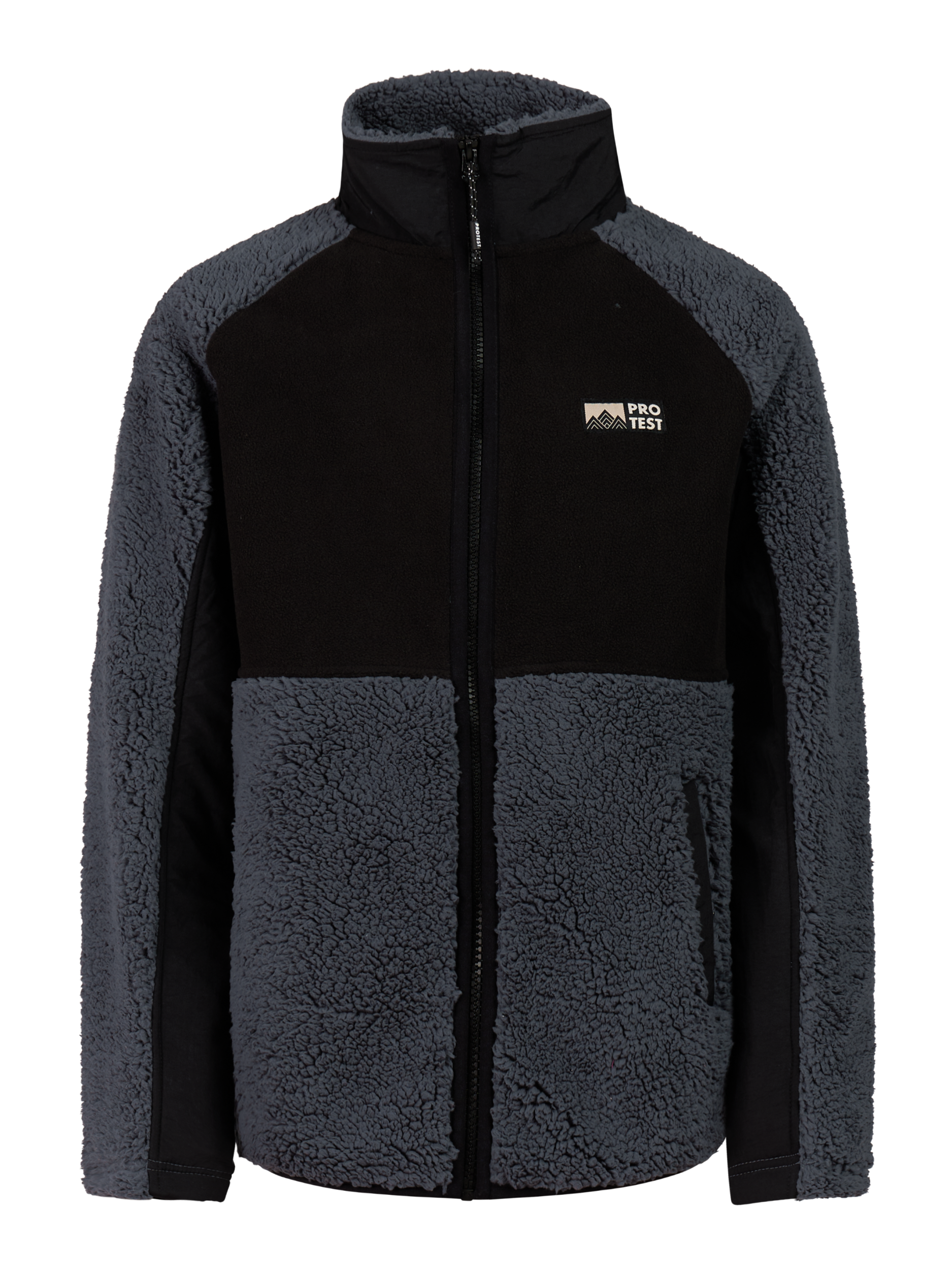 PROTEST PRTLuc JR full zip top Freizeitpullover PROTEST True Black 140