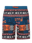 PROTEST PRTRonald JR beachshort Raku Blue Badehose PROTEST Raku Blue 116