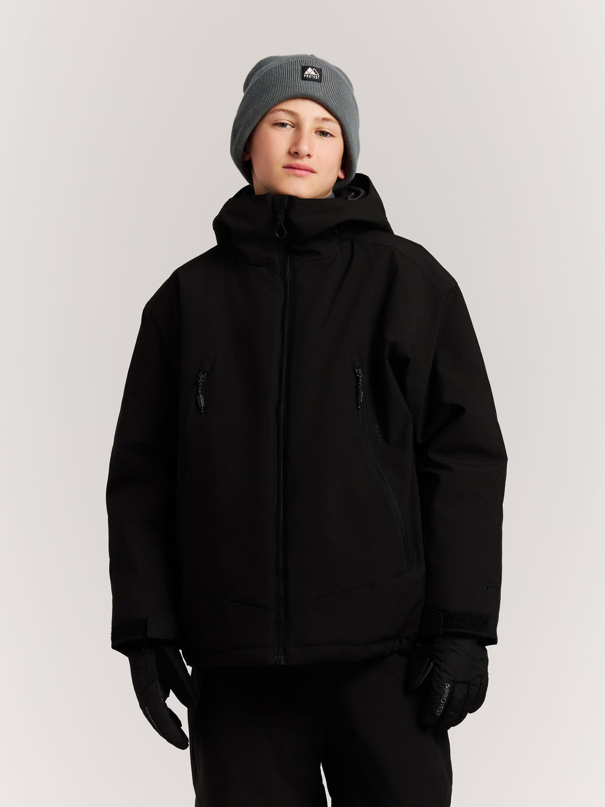 PROTEST PRTVince JR snowjacket Skijacken PROTEST True Black 140
