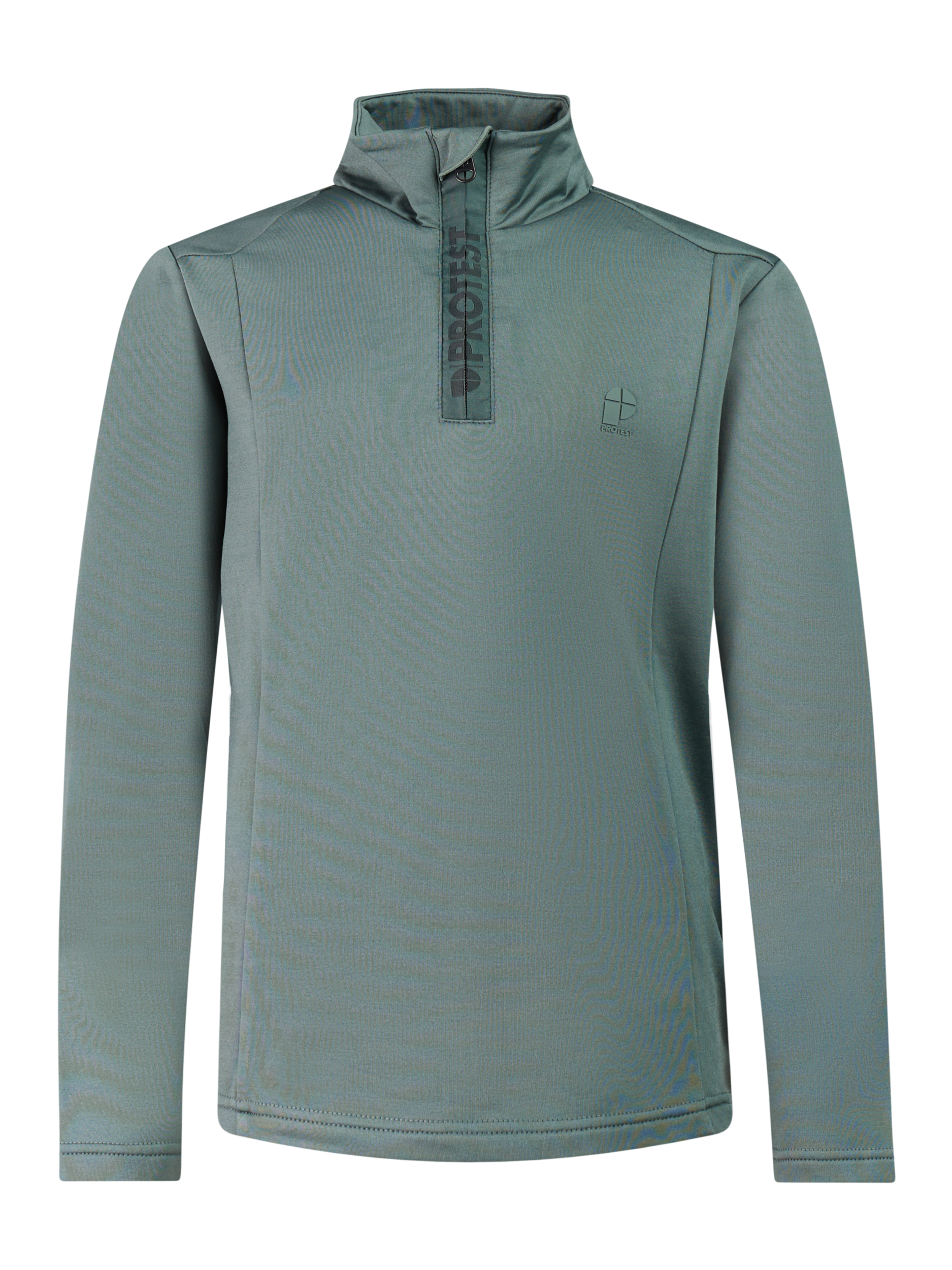 PROTEST REWILLOWY JR 1/4 zip top Skifleece PROTEST Evergreen 128