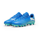 PUMA FUTURE 7 PLAY FG/AG Jr Naturrasen PUMA Hyperlink Blue-Mint-PUMA W 37