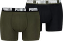 PUMA PUMA MEN EVERYDAY BASIC BOXER 2P, S Unterhosen PUMA FOREST NIGHT M