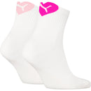 PUMA PUMA WOMEN HEART LOGO SHORT CREW 2P