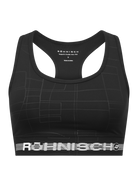 RÖHNISCH Emblem Racerback Sportsbra Black Logo Emboss BHs RÖHNISCH Black Logo Emboss S