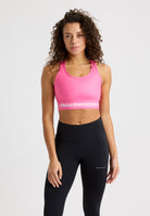 RÖHNISCH Emblem Racerback Sportsbra Black Logo Emboss BHs RÖHNISCH