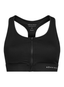 RÖHNISCH Essential Zip Sportsbra Black BHs RÖHNISCH Black S